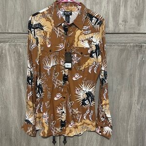 Nwt wrangler retro tailored blouse